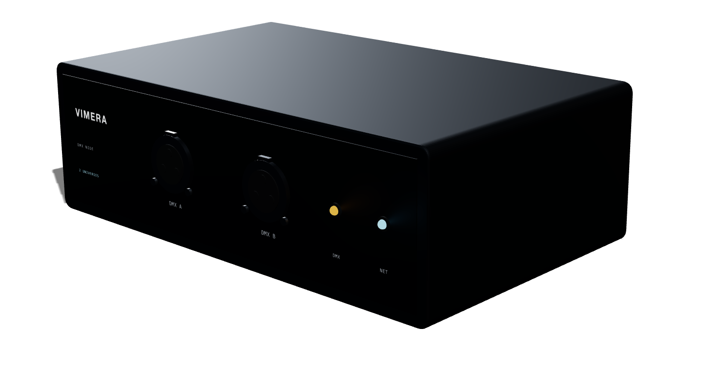 Vimera DMX Node 2, two XLR outputs